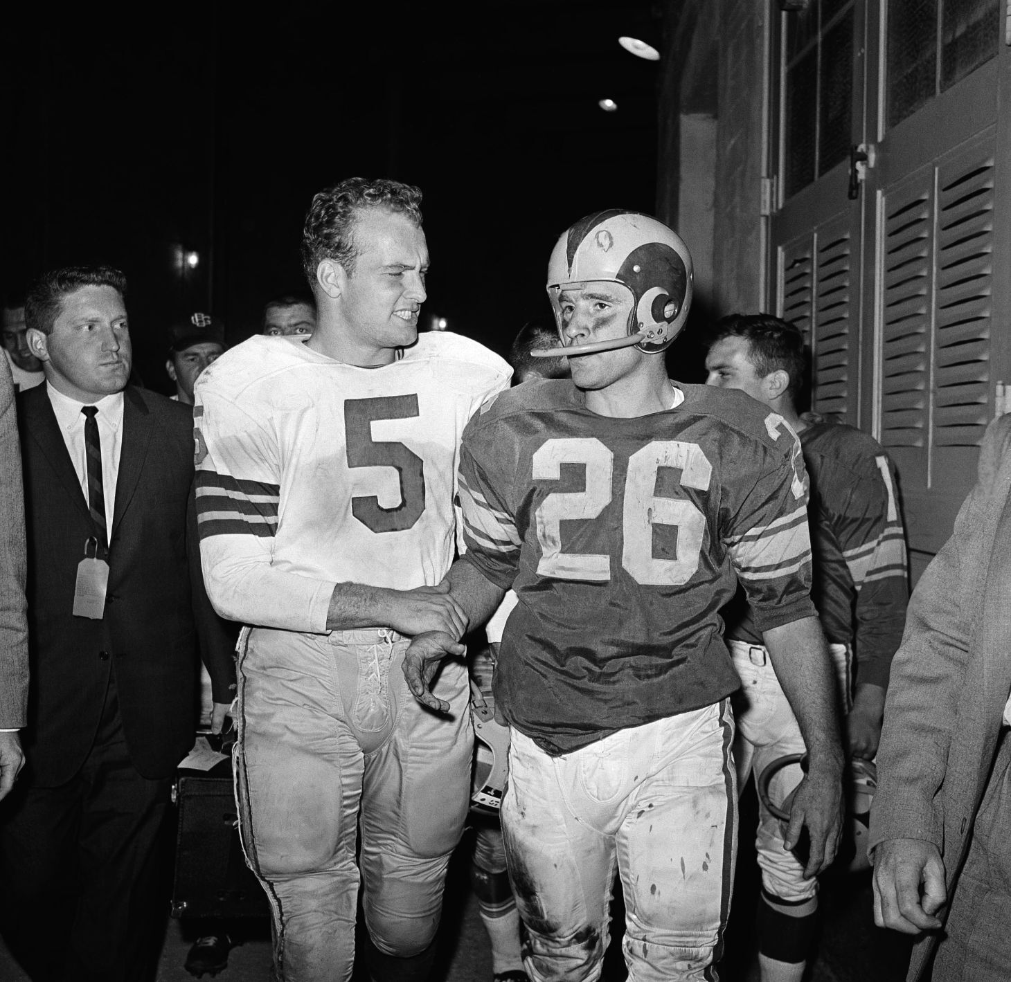 Paul Hornung, John Arnett - Dec. 17, 1960